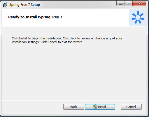 Start to Install iSpring