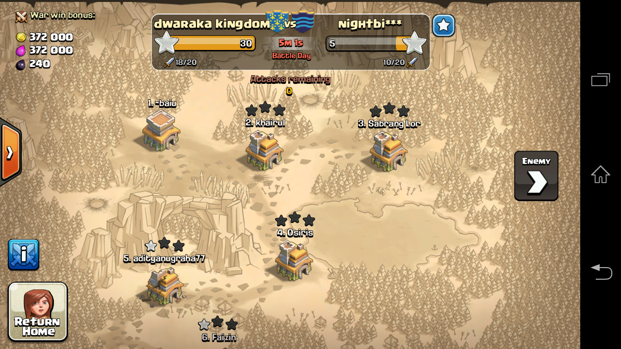 Clan War Friendly Base