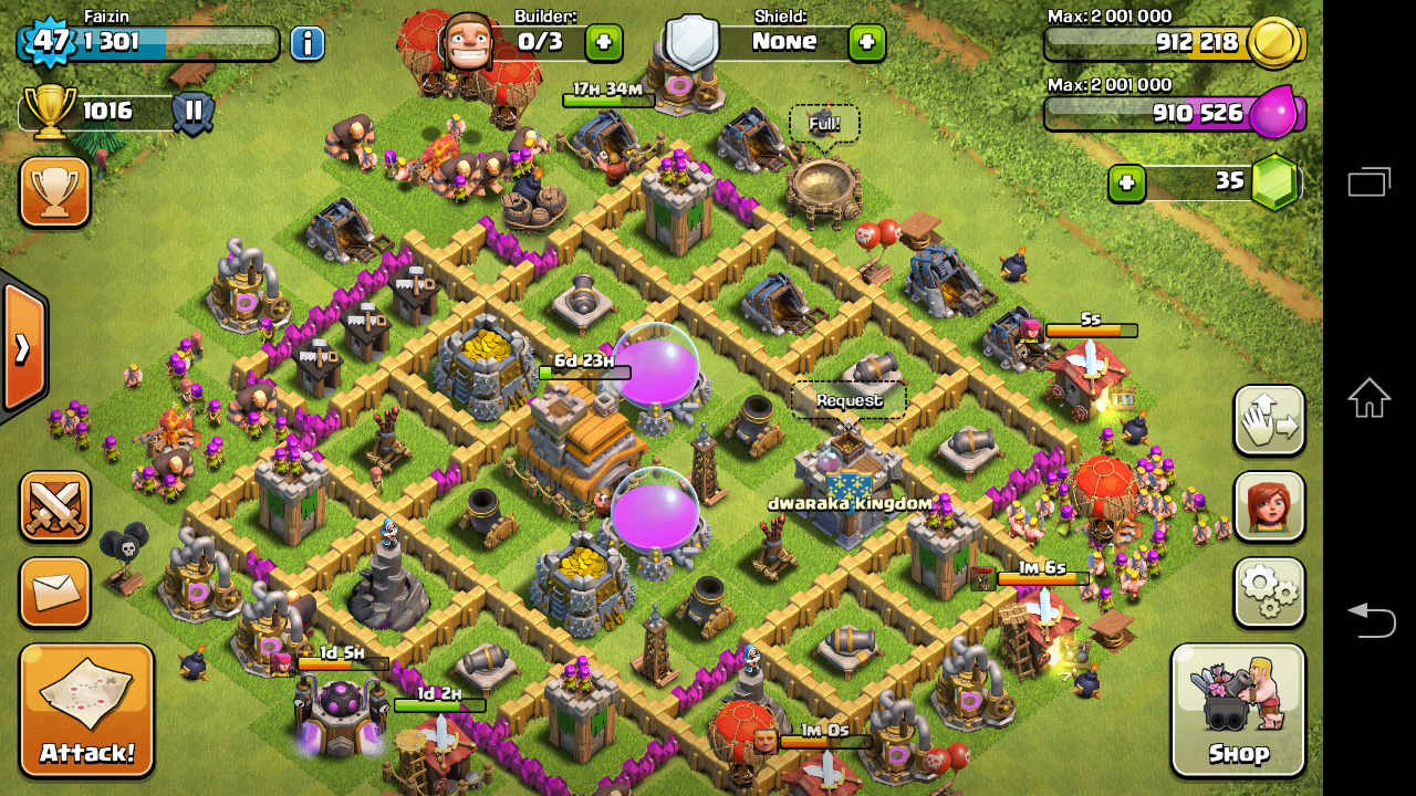 Village Base with Tesla and Clan