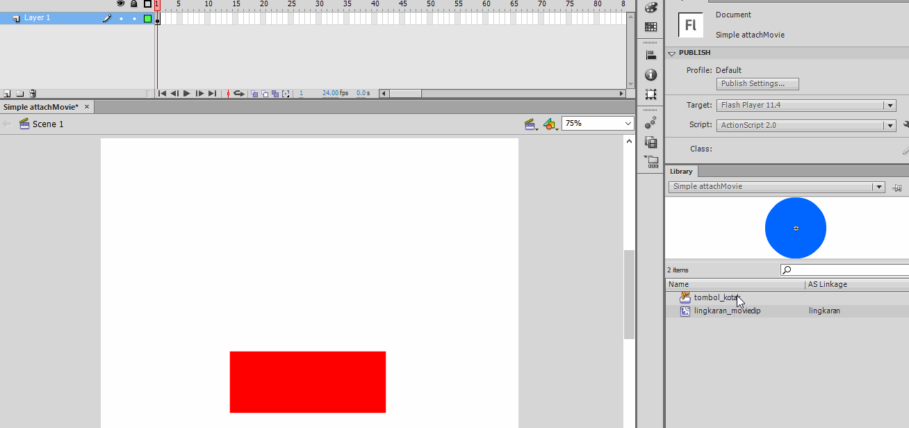Klik dua kali gerigi