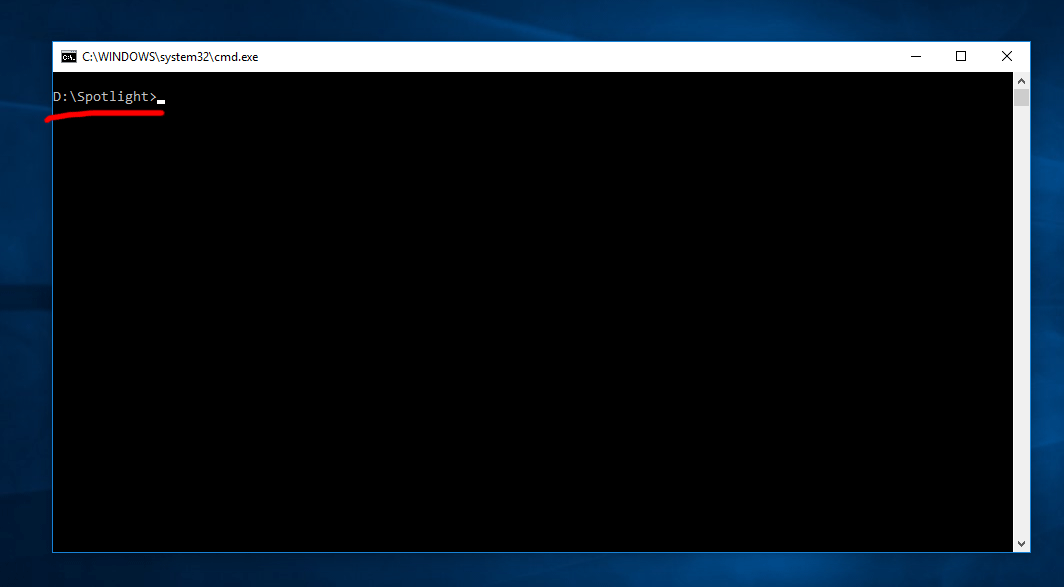 hasil cmd dengan shift dan klik kanan