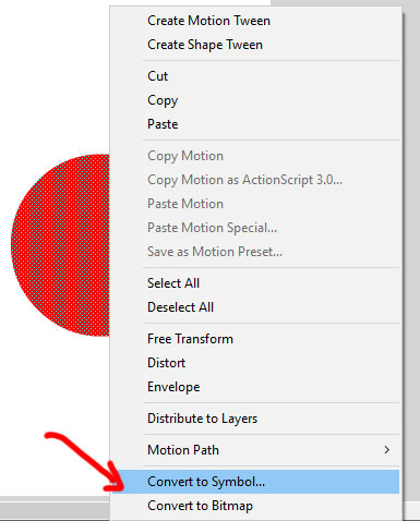 pilih convert to symbol