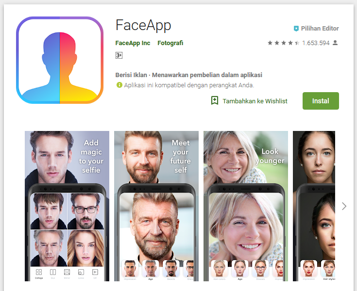 FaceApp Aplikasi di Google Play