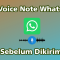 Cek Voice Note WhatsApp